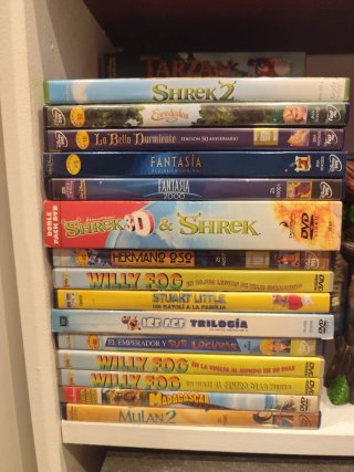 Lote Películas DVD Disney y Dreamworks