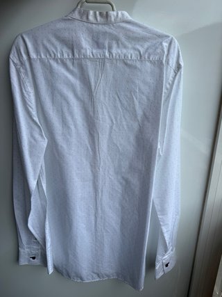 Camisa Zara Blanca Estampada Talla M