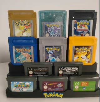 Expositor Soporte Juegos Pokémon Game Boy