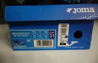 Botas de fútbol Joma multitacos talla 31