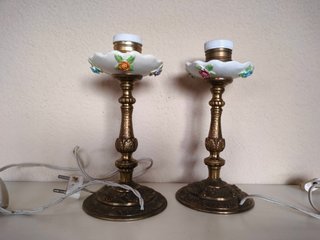 2 Lámparas de Sobremesa Vintage