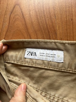 Pantalón Cargo Beige Talla 34