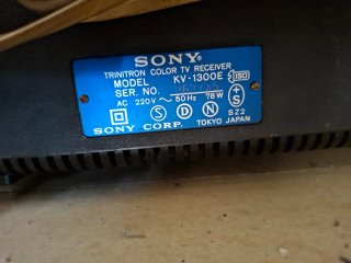 Televisor Sony Trinitron Vintage kv 1300