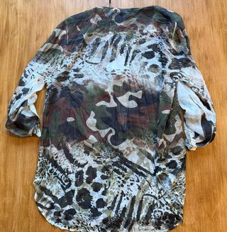 Blusa ligera semitransparente talla única