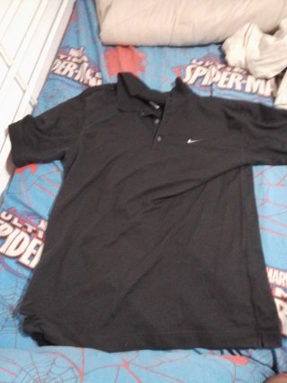 Camisa Polo Nike Negra