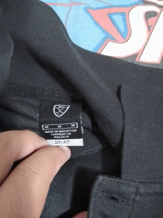 Camisa Polo Nike Negra