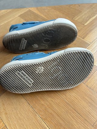 Zapatos Igor piel azul T.24