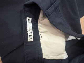 Pantalón chino azul de hombre