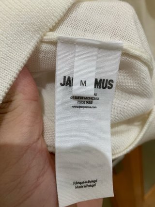 Camisola homem nova Jacquemus Branca
