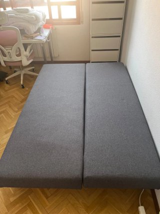 Sofá Cama Ikea Aldvalen Gris