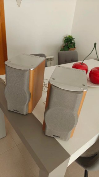 Altavoces Kenwood Marrón y Plateado