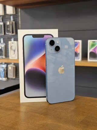 IPHONE 14 256GB AZUL BATE. 100%