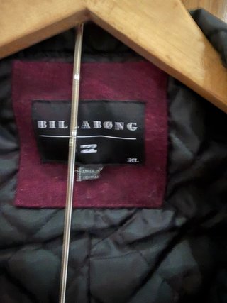 Abrigo Billabong Hombre XL Gris/Burdeos