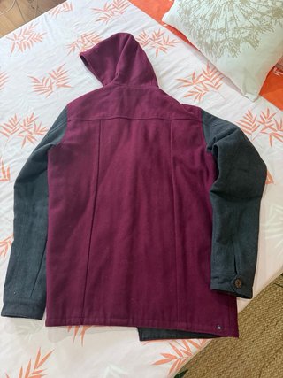 Abrigo Billabong Hombre XL Gris/Burdeos