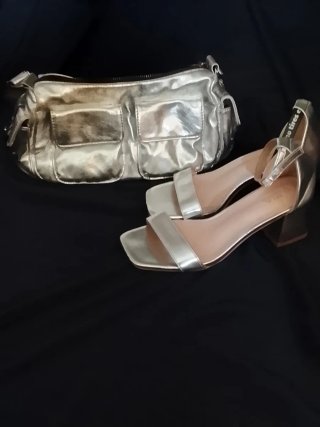 Sandalias T.37 y Bolso a juego