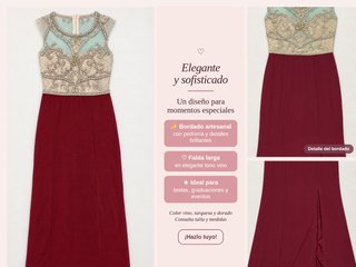VESTIDO DE FIESTA