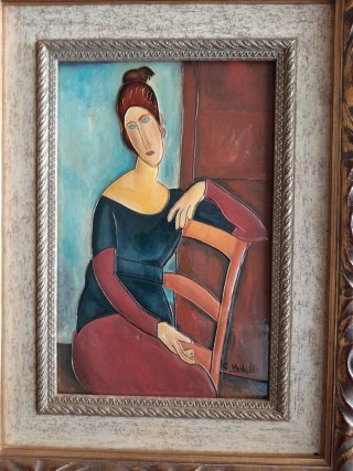 Reproducción en Esmalte de Modigliani