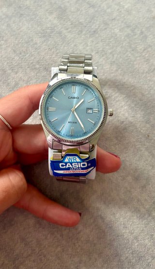 Reloj Casio WR50M Esfera Azul Acero