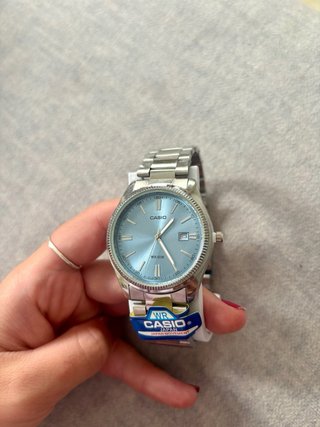 Reloj Casio WR50M Esfera Azul Acero