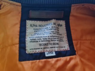 Chaqueta Bomber Alpha Industries Talla L