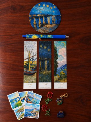 Set di cancelleria e accessori Van Gogh