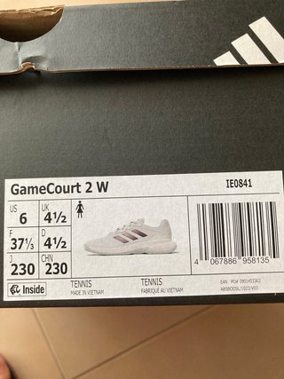 Zapatillas Adidas Game Court 2W Talla 37 1/3
