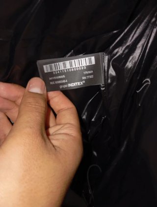 Zara Puffer Negra
