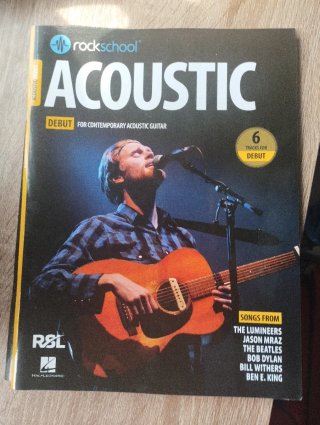 Libro Rock School Acoustic Debut Guitarra