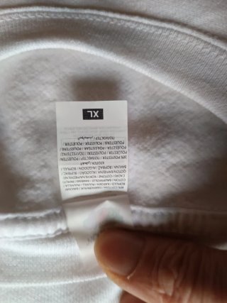 Sudadera Fruit of the Loom XL Blanca Nueva