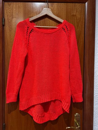 Jersey rojo mujer