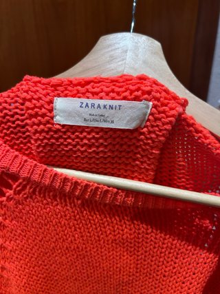 Jersey rojo mujer