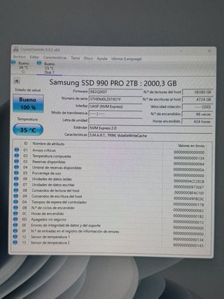 SSD 2TB Samsung 990 Pro NVMe