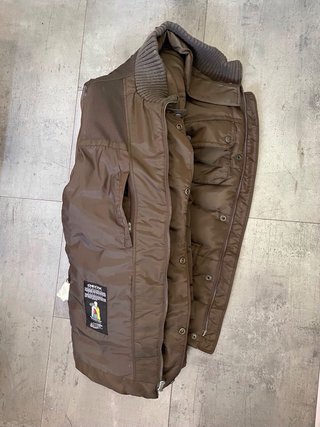 Chaqueta de plumas Geox marrón