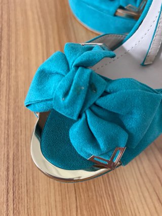 Zapatos de Tacón Verdes Talla 39