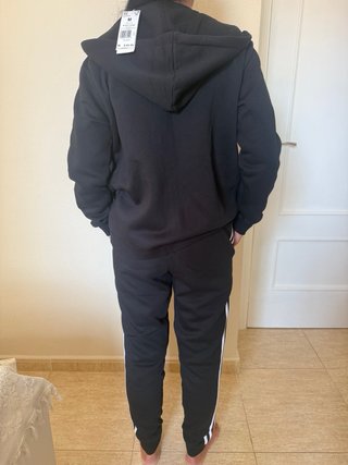 Chándal Adidas Negro Mujer Pantalon: L sudadera: M