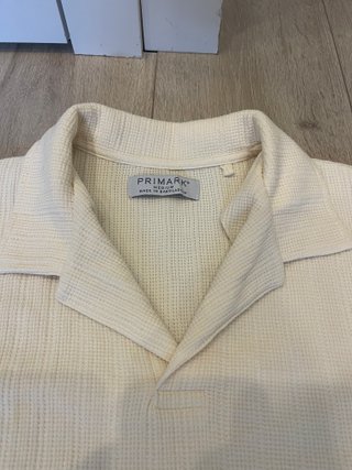 Conjunto de dos piezas beige talla M