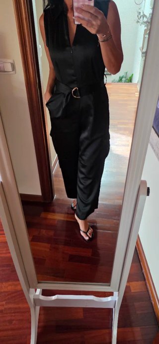 Mono Negro Satinado Zara