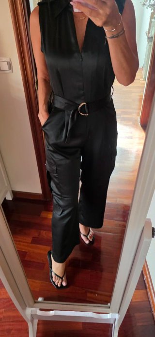 Mono Negro Satinado Zara