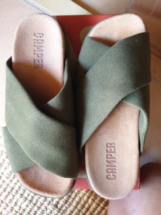 Sandalias Camper Mujer Talla 39 Verde