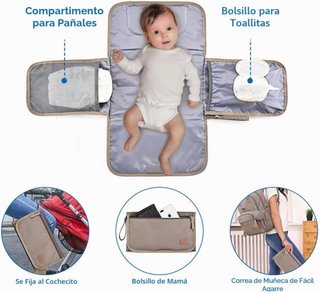 Mochila con cambiador portátil para Bebés