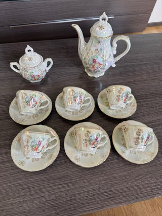 Juego de té/café japonés musical vintage – Sankyo