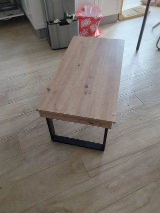 Mesa de centro elevable