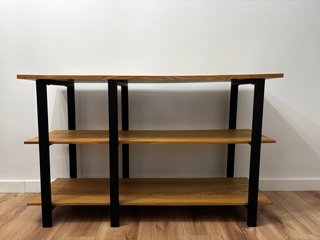 Estantería de Madera y Metal