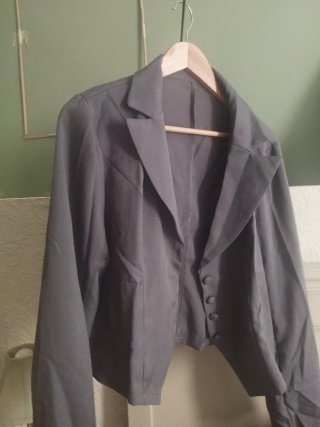 Chaqueta de vestir gris