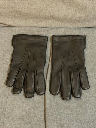 Guantes de Piel Negros