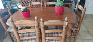 Conjunto de Comedor Rústico