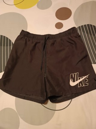 Bañador Nike Negro Logo Blanco
