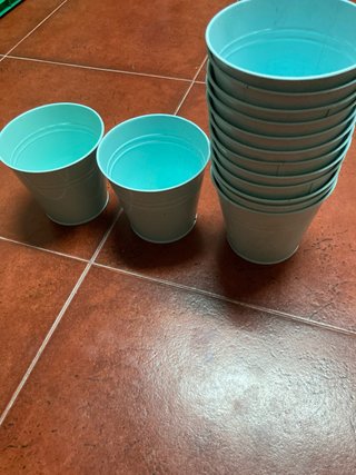 Set de 13 Papeleras Metálicas