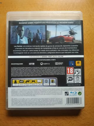Grand Theft Auto V (GTA 5) - PS3. Mapa incluido