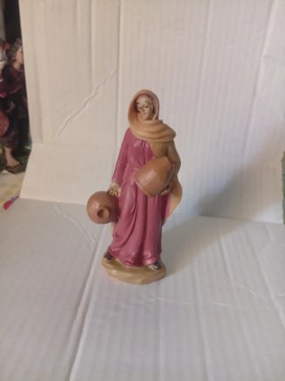 Figura Belén Resina Mujer con Cántaro